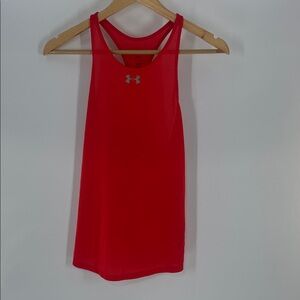 Under Armor Red Tank Top Size SM Gently Used